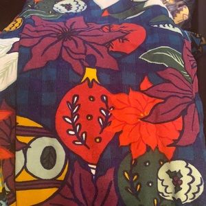 LuLaRoe Christmas leggings EUC